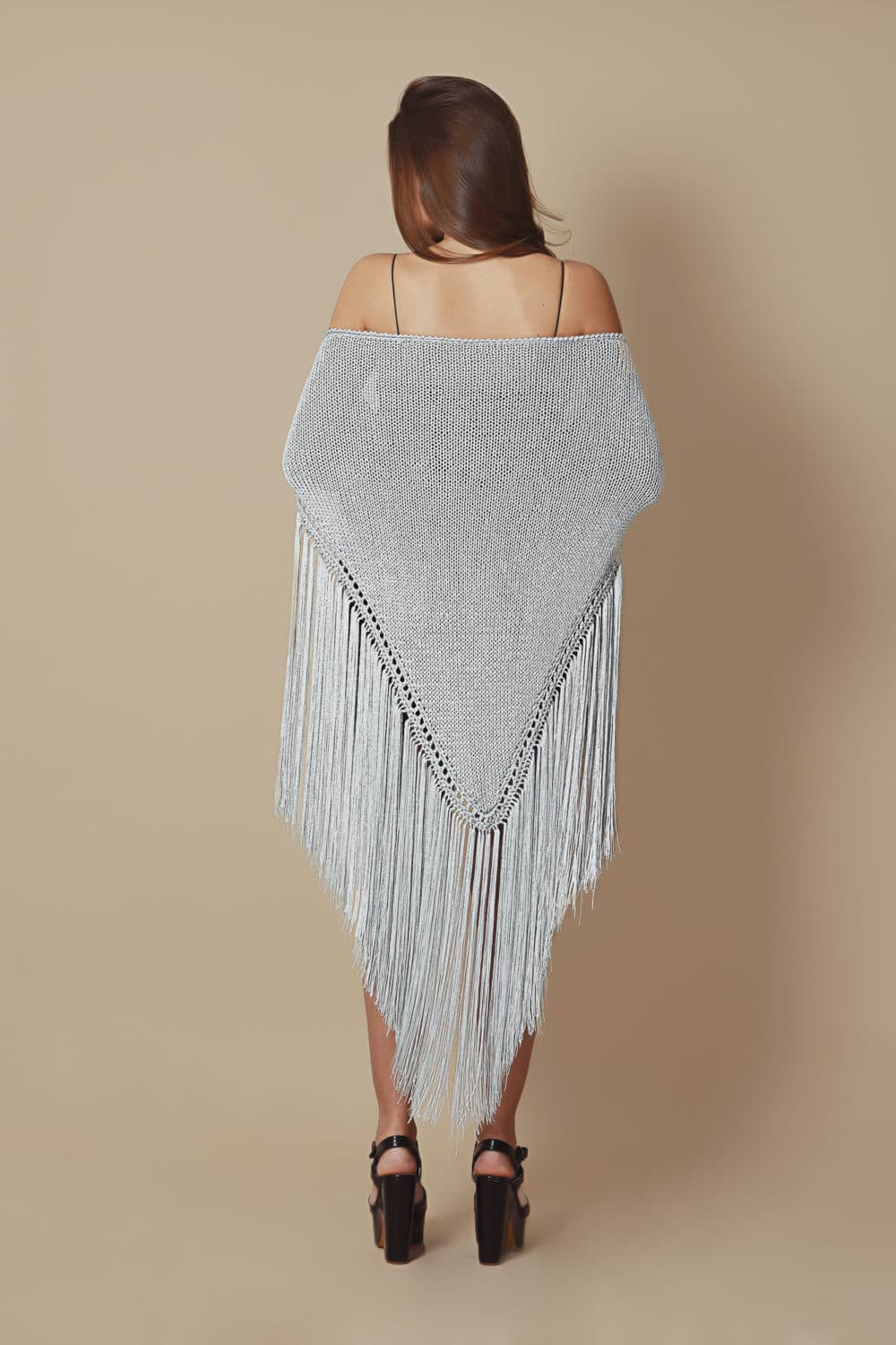 Capri Shawl - Silver - Image 3
