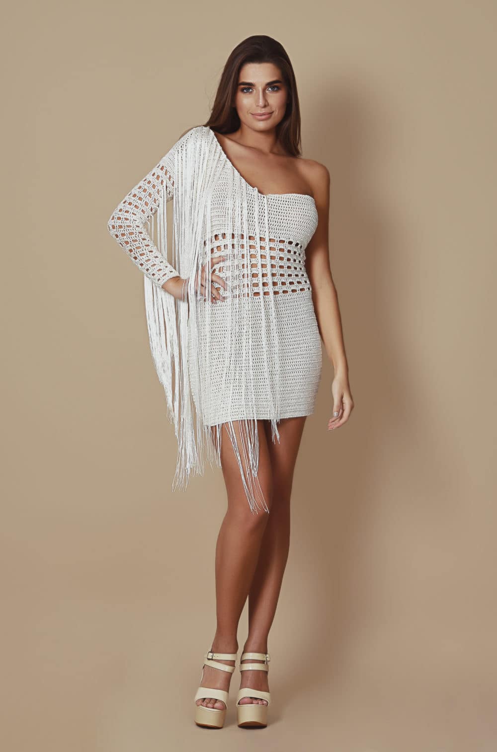 Milano Dress - White - Image 5