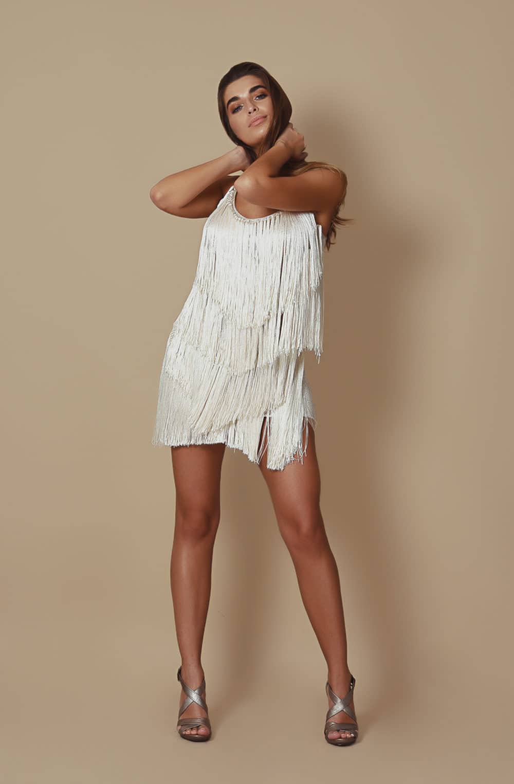 Paris Dress - Cream - Image 2
