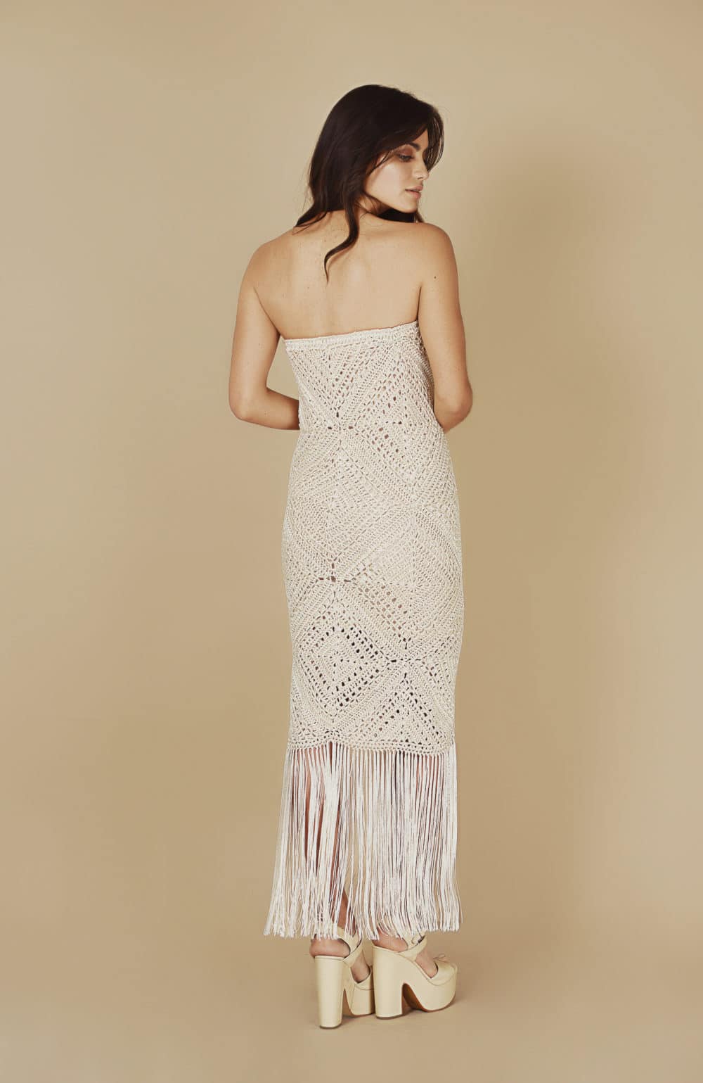 Venice Dress - Cream - Image 5